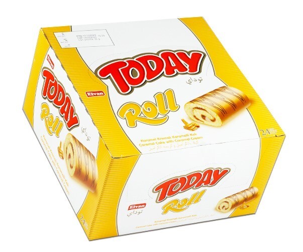 Today Swiss Roll Caramel Cake 35 Grams 24 Pieces (1 Box) - 3