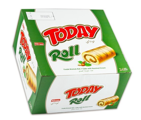 Today Swiss Roll Fındık Kremalı Kek 35 Gram 24 Adet (1 Kutu) - 4