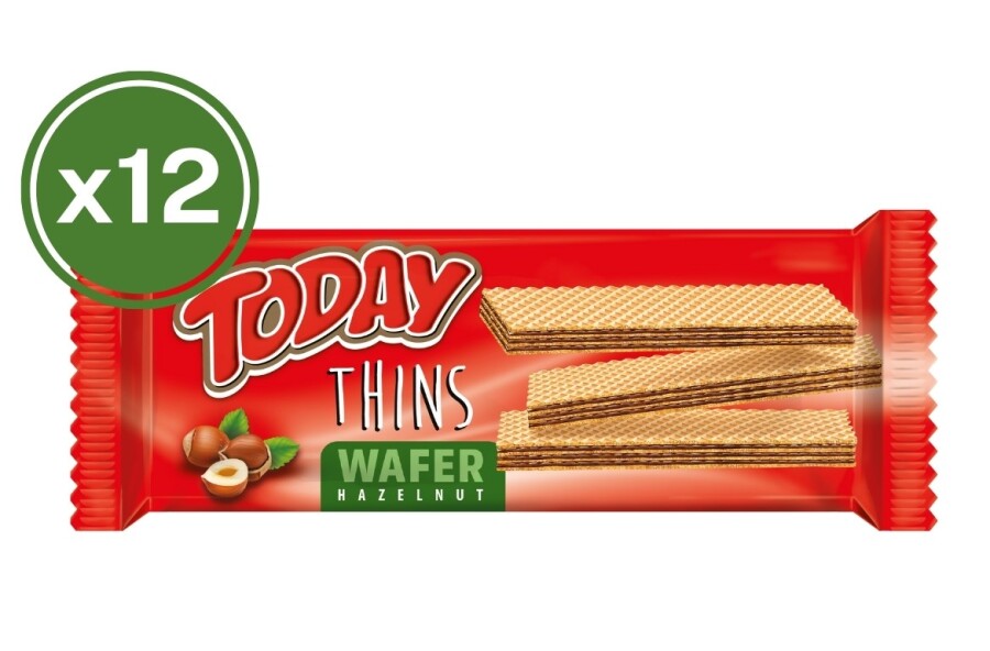 Today Thins Gofret Fındıklı 65 Gr. (12 Adet) - 1