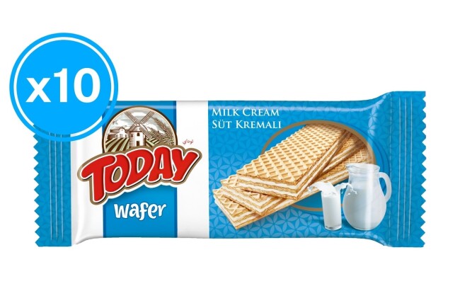 Today Wafer Milk 130 Grams (10 Pieces) - 1