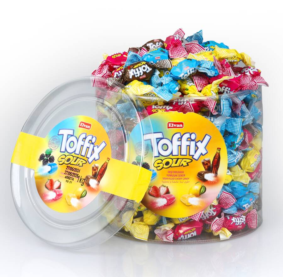 Toffix Sour Silindir 1000Gr. (1 Kutu) - 2