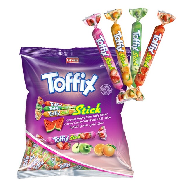 Toffix Stick Fruit Mix Candy 800 Gr. (1 Bag) - 1