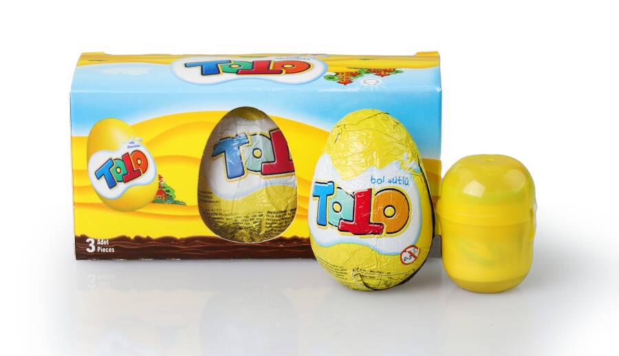 Toto Chocolate Egg With Surprise Toy 20 Gr. 3 pcs (3 Box) - 1