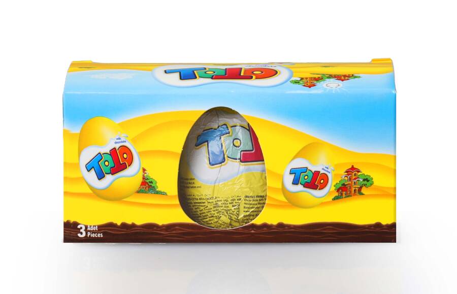 Toto Chocolate Egg With Surprise Toy 20 Gr. 3 pcs (3 Box) - 3