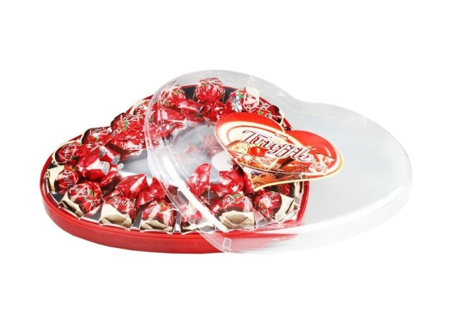 Truffle Strawberry 280 Gr. Heart Box (1 Box) - 4