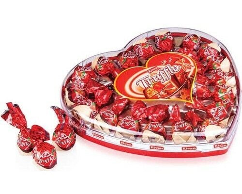 Truffle Strawberry 280 Gr. Heart Box (1 Box) - 2