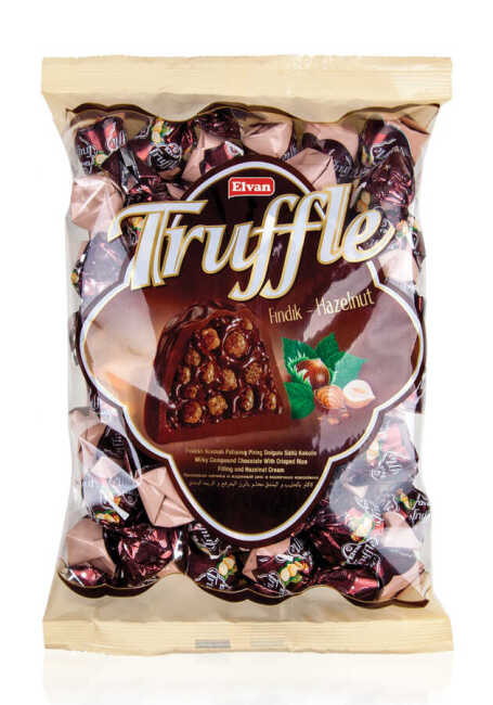 Truffle with Hazelnuts 1000 Gr. (1 Bag) - 4